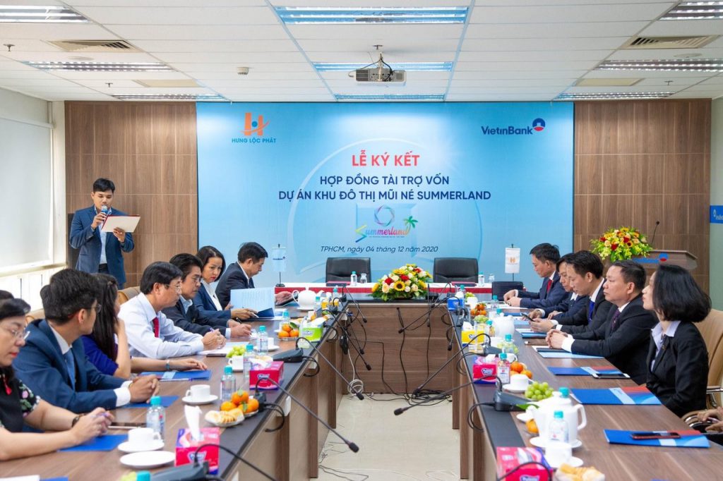 Lễ ký kết hợp đồng tài trợ vốn giữa Hưng Lộc Phát Group và Ngân hàng TMCP Công Thương Việt Nam – CN1