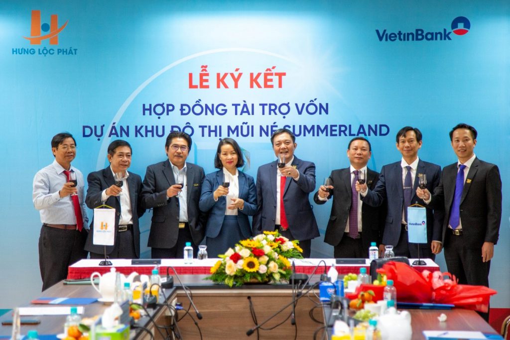 Lễ ký kết hợp đồng tài trợ vốn giữa Hưng Lộc Phát Group và Ngân hàng TMCP Công Thương Việt Nam – Chi nhánh 1