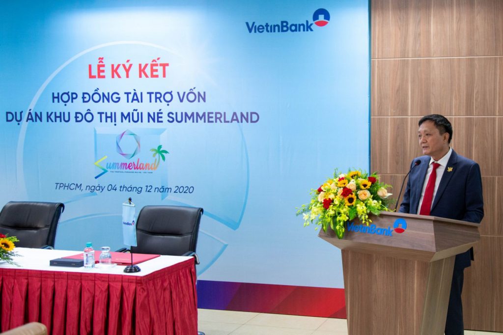 Ông Nguyễn Dư Lực – CT HĐQT Hưng Lộc Phát Group phát biểu tại buổi lễ ký kết