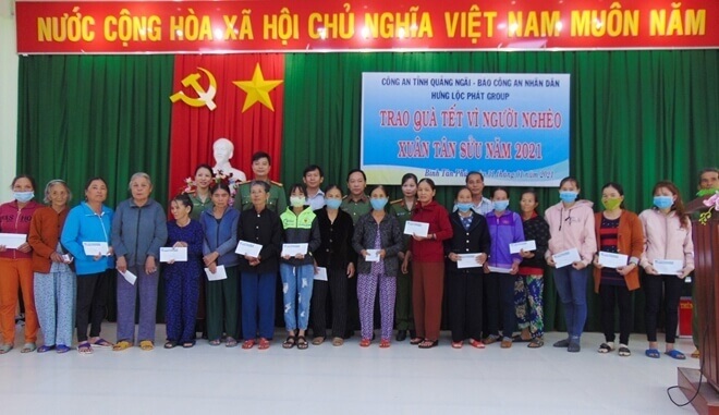 Hưng Lộc Phát trao tặng 200 suất quà tết vì người nghèo tại tỉnh Quảng Ngãi-Ảnh 1